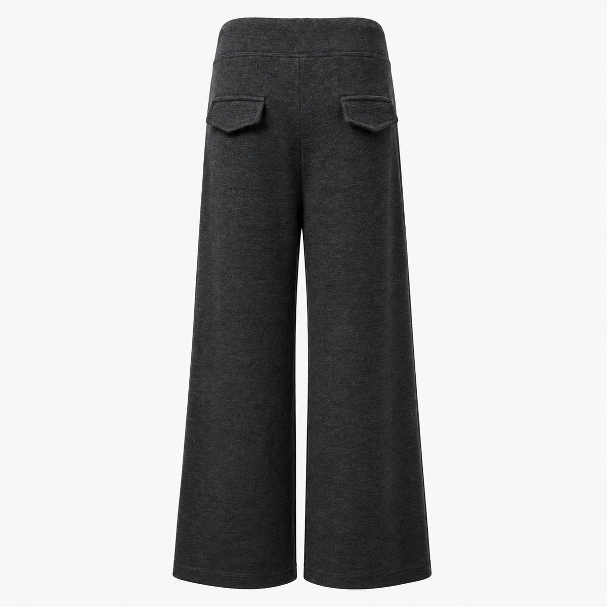 Drawstring Wide-Leg Trousers — 1
